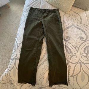 Women’s Dark Green Banana Republic Chino Pant